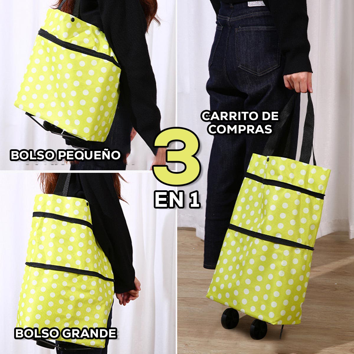 Miniatura 10 de Bolso Ecológico con Ruedas MANA-0067